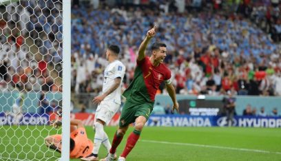 انتهاء مباراة البرتغال والأوروغوي بنتيجة 2:0 لصالح المنتخب البرتغالي