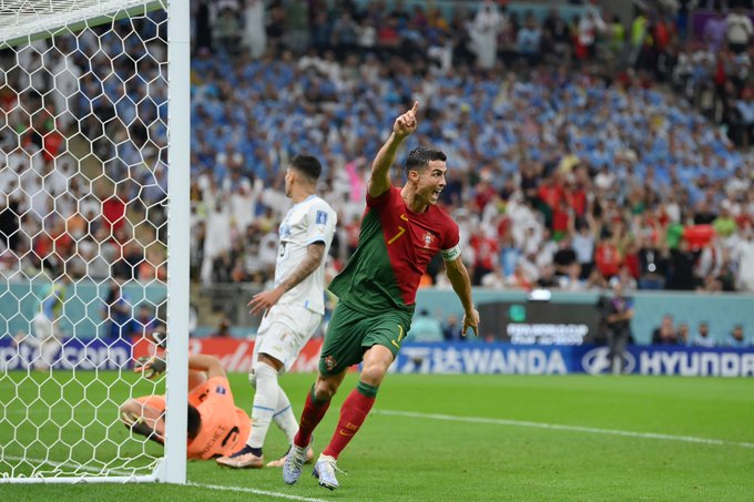 انتهاء مباراة البرتغال والأوروغوي بنتيجة 2:0 لصالح المنتخب البرتغالي