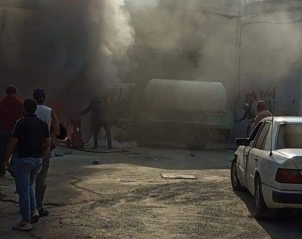 بالصور: جريحان اثر انفجار قارورة غاز في القبة-طرابلس