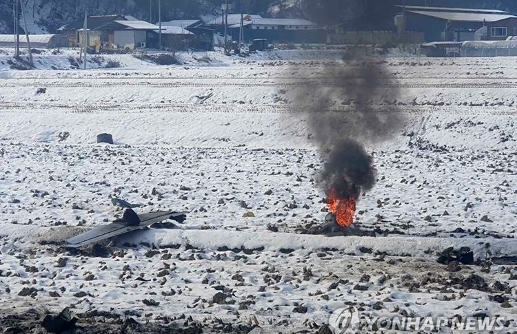 تحطّم طائرة مقاتلة كورية جنوبية ونجاة الطيارين