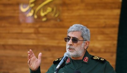 قائد فيلق القدس التابع للحرس الثوري إسماعيل قاآني يصل بغداد للقاء قادة الفصائل والسوداني