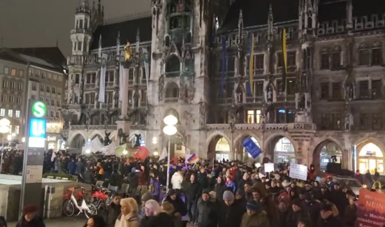 تظاهرات في ميونيخ الألمانية..