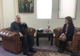 بو حبيب عرض مع سفيرة اليونان التطورات في المنطقة