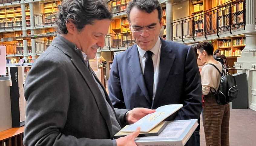 مكاري بعد زيارته المكتبة الوطنية في باريس: ثروة ثقافية وعلمية تحتويها المكتبة