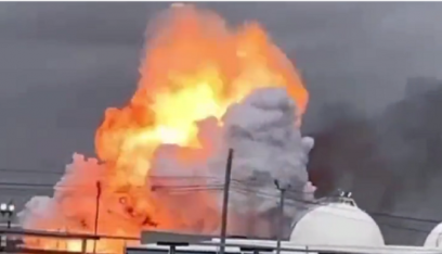 بالفيديو: انفجار وحريق بمصنع كيماويات في تكساس الأميركية