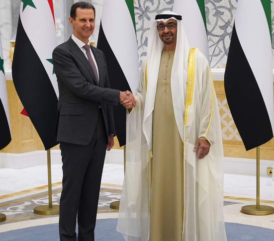 الأسد يصل إلى الإمارات في زيارة رسمية