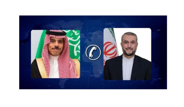 بن فرحان يستعرض العلاقات الثنائية ومستجدات غزة مع عبد اللهيان