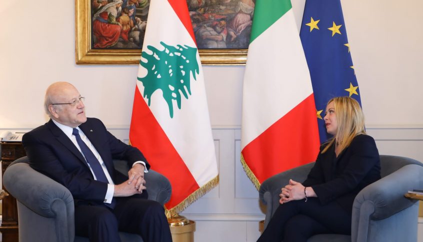 ميقاتي رداً على تغريدة ميلوني: شكراً لإيطاليا على دعمها لأمن لبنان واستقراره