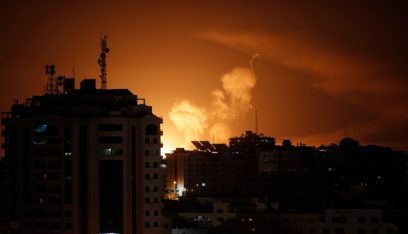 عدوان إسرائيلي على غزة ليلاً