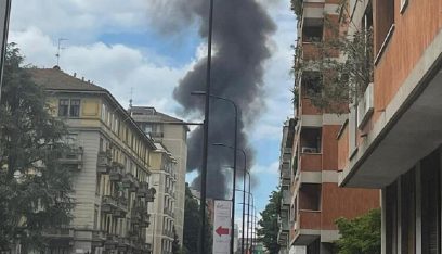 بالفيديو: حريق هائل إثر انفجار شاحنة وسط ميلانو الإيطالية