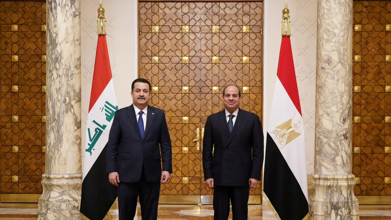 السيسي يؤكد دعم مصر للعراق والاستعداد لتوقيع اتفاقيات ضخمة