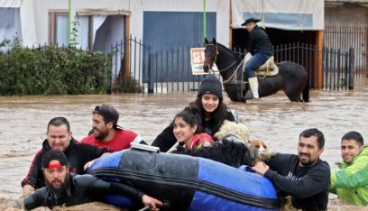 تشيلي.. قتيلان وإجلاء الآلاف جراء الفيضان جنوب البلاد
