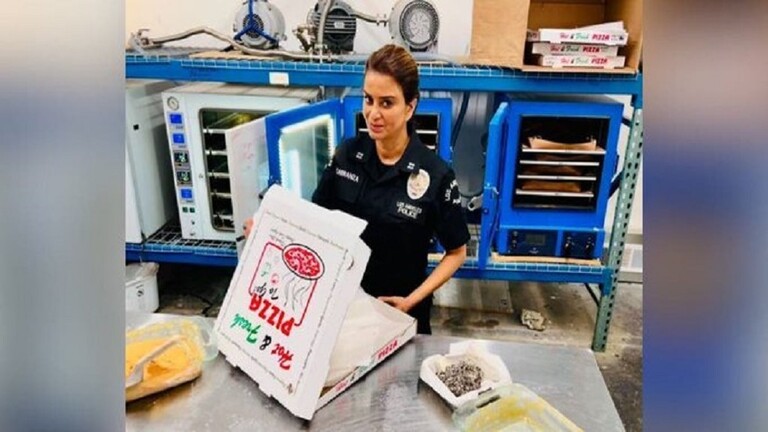بالصور: بيتزا بمخدارت في اميركا!