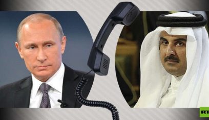 أمير قطر يعرب لبوتين عن دعمه للقيادة الروسية