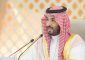 ولي العهد السعودي بستقبل الرئيس الأميركي لدى وصوله إلى الرياض