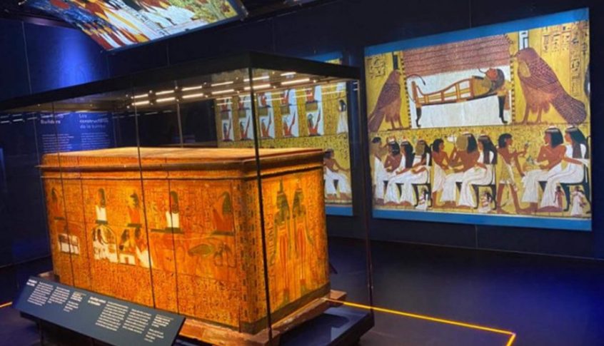 تحت عنوان “رمسيس وذهب الفراعنة”  في باريس…معرض رمسيس الثاني يستقطب أكثر من 800 ألف زائر!