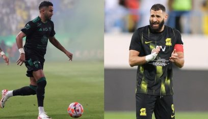 قبل ديربي جدة.. كريم بنزيما يستفز رياض محرز