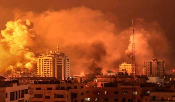 غارات إسرائيلية كثيفة غرب خان يونس جنوبي قطاع غزة