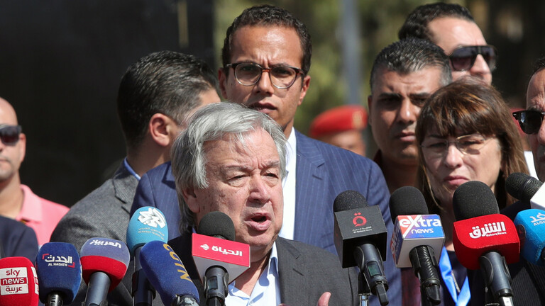 غوتيريش: الأونروا بصيص النور الوحيد لملايين الناس