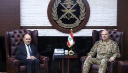 لودريان أكد لقائد الجيش دعم بلاده المطلق للمؤسسة العسكرية