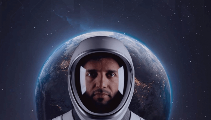 رائد الفضاء الإماراتي ينشر صوراً لغزة من الفضاء…ويُعلّق بكلماتٍ مؤثرة!