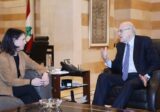 ميقاتي لـ بيربوك: لبنان يحترم القرارات الدولية كافة وحان الوقت لايجاد حل دائم للقضية الفلسطينية