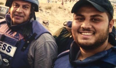 استشهاد صحافيين بينهم حمزة وائل الدحدوح وإصابة ثالث بقصف اسرائيلي غرب خان يونس