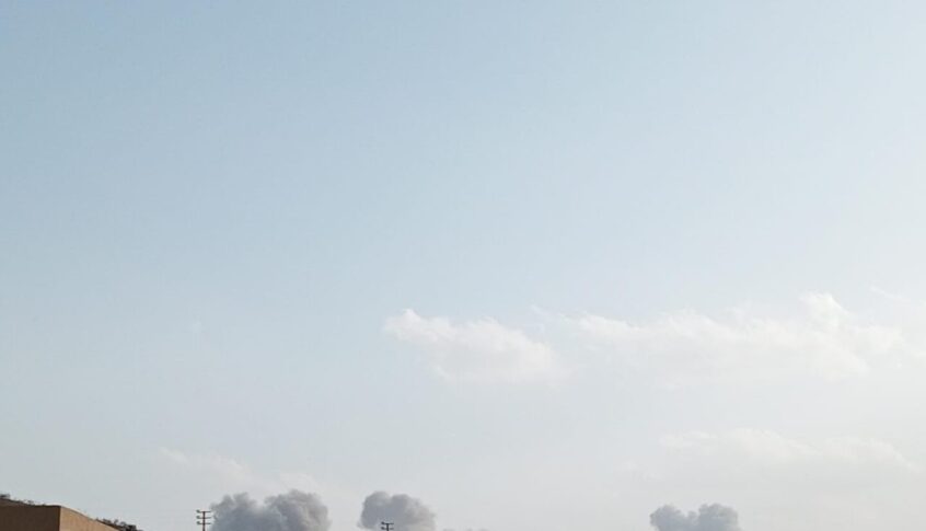 سقوط 4 قذائف مدفعية معادية عيار 155 ملم في أطراف بلدة كفركلا لجهة دير ميماس