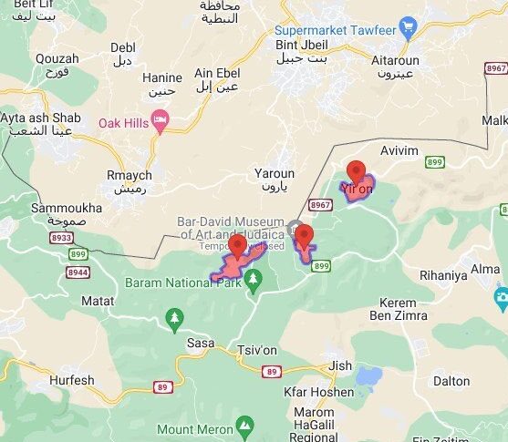 صفّارات الإنذار تدوي في برعام، دوفيف، ويرؤون بالجليل الأعلى