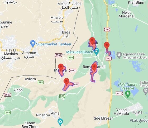 صفّارات الإنذار تدوي في “ديشون”، “يفتاح”، “المالكية”، و”راموت نفتالي” بالجليل الأعلى، خشية تسلّل طائرات مسيّرة
