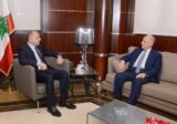 بو صعب بحث مع وزير الدفاع تداعيات حرب غزة واعتداءات العدو على لبنان وتطرق مع فرونتسكا لملف الرئاسة