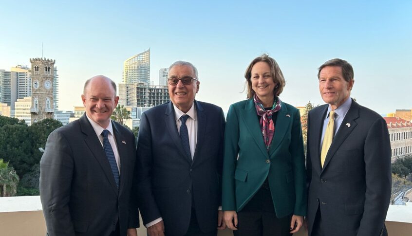 بو حبيب بعد لقائه السناتورين كونز وبلومنتال: تمويل الأنروا هو في مصلحة لبنان والدول المضيفة والعالم