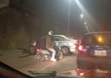 جريح اثر حادث سير داخل نفق المطار