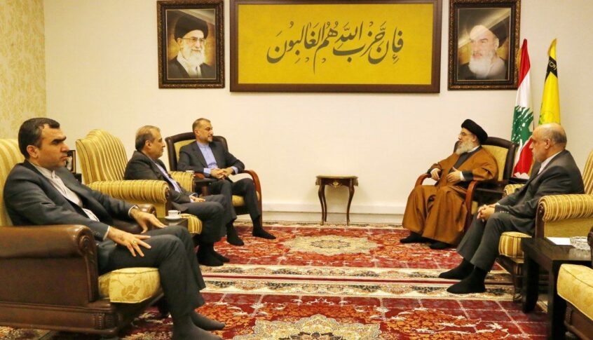 عبد اللهيان زار السيد نصرالله.. التطورات الأمنية في غزة والجنوب على طاولة البحث
