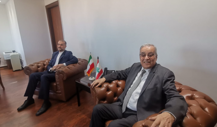 بو حبيب يلتقي في هذه الاثناء نظيره الإيراني