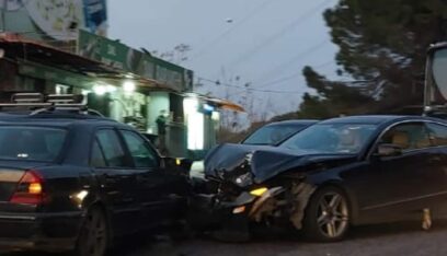 اليازا: حادث سير قوي في عاريا قبل قليل(بالصور)