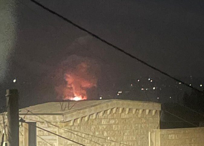 غارة إسرائيلية استهدفت بلدة طلوسة في جنوب لبنان