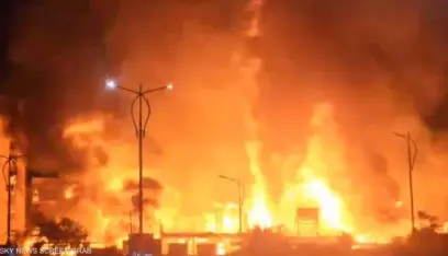 بالفيديو: حريق يلتهم أحد أعرق ستوديوهات التصوير السينمائي بمصر