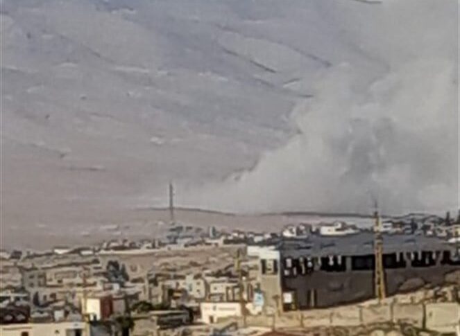 غارة إسرائيلية جديدة قرب بلدة العين قضاء بعلبك(بالصور)