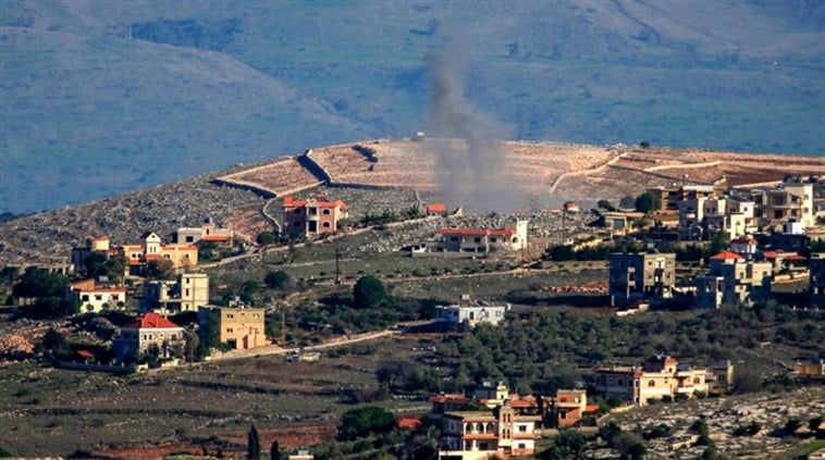 اطلاق صواريخ من لبنان باتجاه هدف إسرائيلي في الجليل الغربي