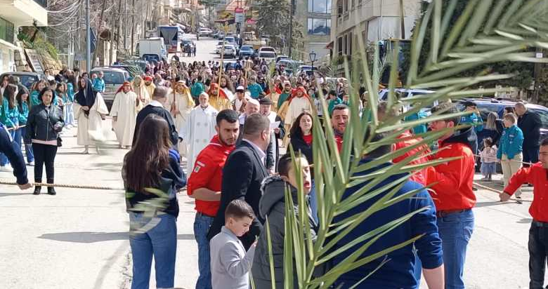 زياحات واحتفالات الشعانين عمت كنائس وأديار منطقة بشري والوادي المقدس