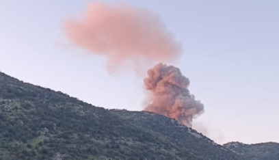 غارتان صباحا على جبل الريحان