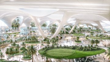 حاكم دبي يعتمد تصاميم مبنى المسافرين لأكبر مطار في العالم