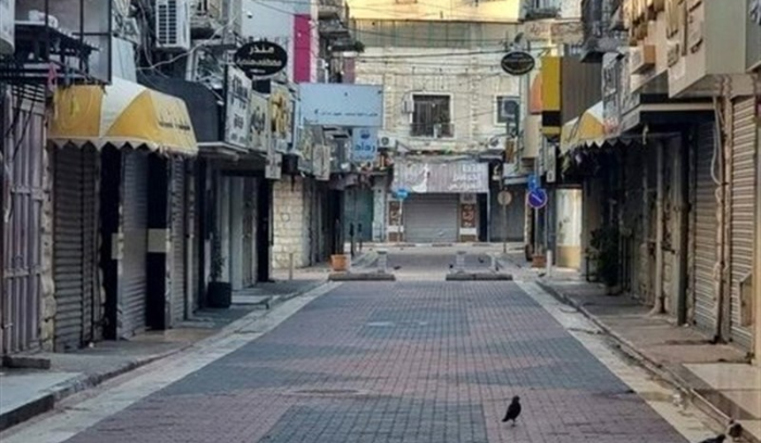 إضراب شامل يعم الضفة الغربية