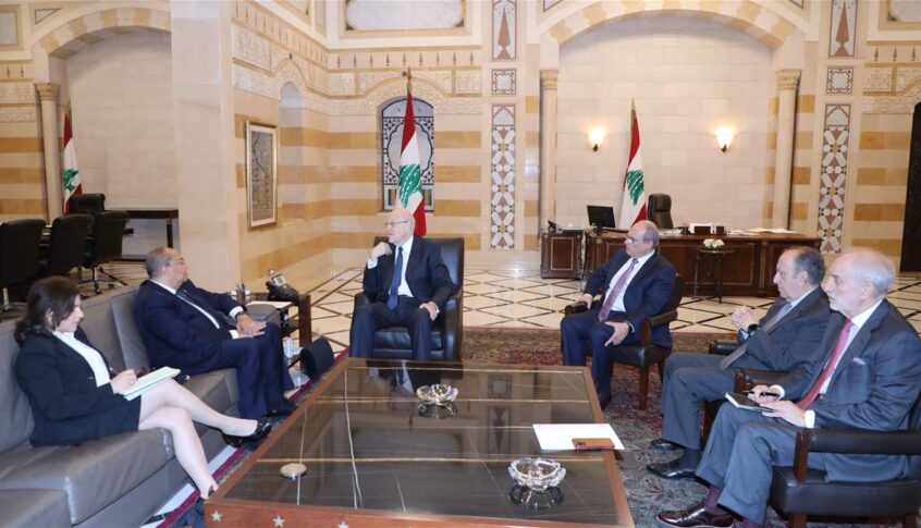 المدير التنفيذي لصندوق النقد من السراي: لا اتجاه لالغاء الاتفاق الموقع مع لبنان