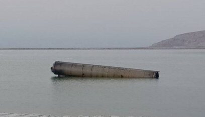 القناة 12 الاسرائيلية: العثور على جزء من صاروخ إيراني تم اعتراضه في البحر الميت