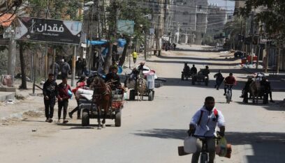 العدو الإسرائيلي يحذر الفلسطينيين من العودة إلى شمالي قطاع غزة