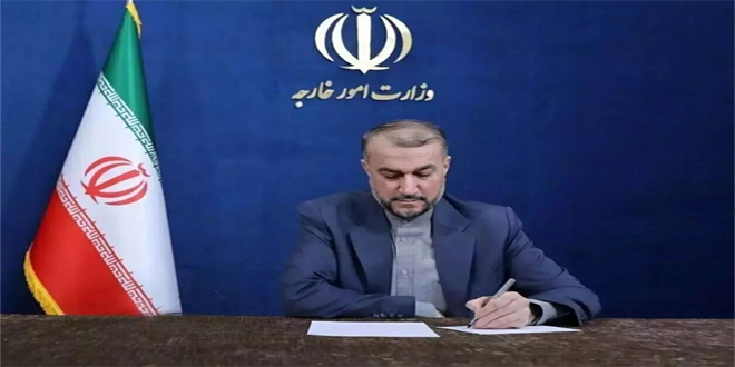 عبداللهيان: عمليتنا المحدودة تعني أننا لم نستهدف مواقع اقتصادية ولا مدنية