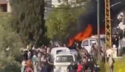 بالفيديو: غارة معادية تستهدف سيارة في بلدة الشهابية