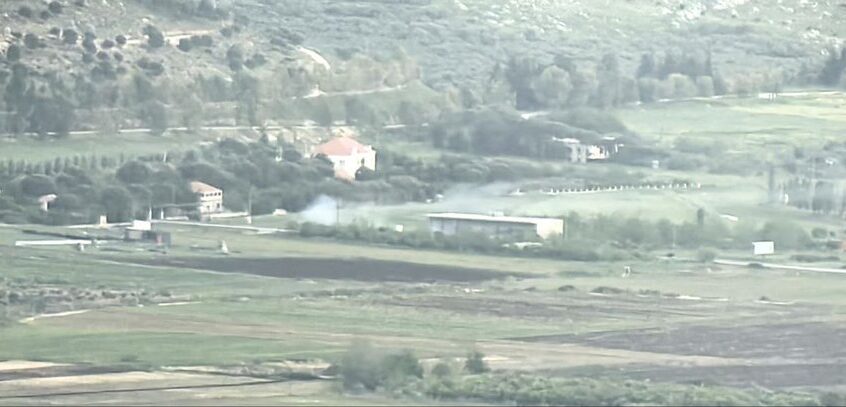 غارة عنيفة استهدفت منطقة الجلاحية في بلدة الخيام